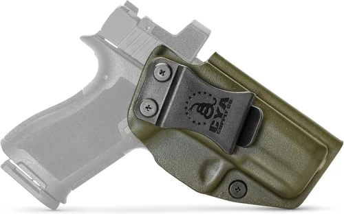 Vista 8 de CYA Supply Co. Funda para llevar armas dentro del cinturón, lista para ópticos (verde OD) IWB, para llevar armas ocultas, dentro de la cintura