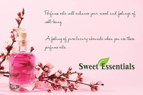 Vista 4 de Sweet Essentials Té blanco y rosa Aceite de fragancia/perfume 2 oz hecho con aceites orgánicos – Spray sobre aceite de perfume – Sin alcohol ni