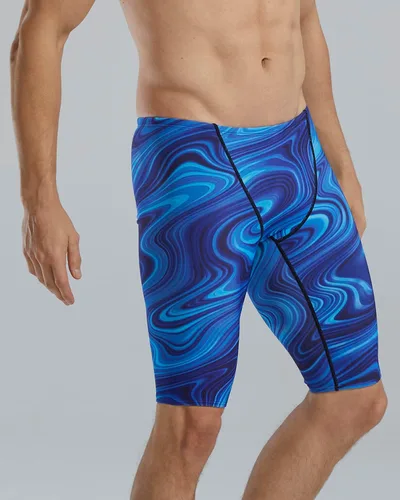 Vista 3 de TYR Men's Durafast Elite Solid Jammer Swimsuit