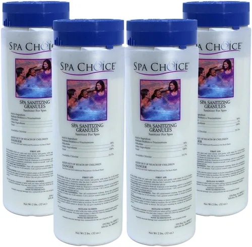 Vista 6 de SpaChoice Gránulos desinfectantes de spa prémium de 2 libras, gránulos de cloro para bañera de hidromasaje, fabricados en Estados Unidos