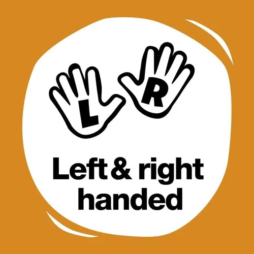 Vista 6 de Fiskars Tijeras antiadherentes para estudiantes con mango (7 pulgadas) (diseño azul)