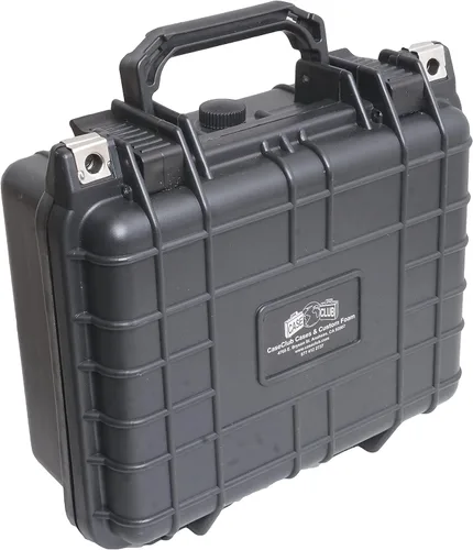 Vista 6 de Case Club Funda para S&W M&P y 3 cargadores en estuche impermeable precortado resistente (compatible con óptica y accesorios debajo del barril)