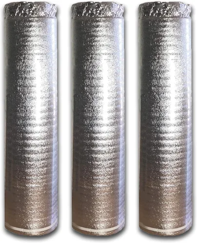 AMERIQUE Premium 600 pies cuadrados de grosor para suelo de 0.118 in de grosor, acolchado con cinta y barrera de vapor, espuma resistente 3 en 1