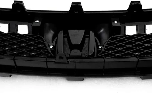 Vista 5 de G-PLUS Parachoques superior parrilla cromada compatible con Honda Civic Sedan 2009 2010 2011 parachoques delantero cromado inserto parrilla