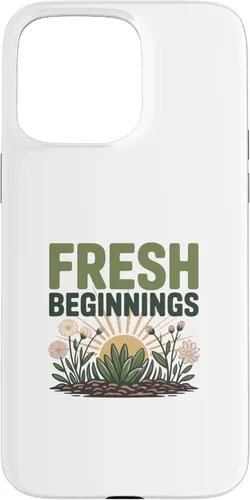 Vista 31 de Fresh Beginnings Bloom Where Dreams Plant Seeds Case for iPhone 16
