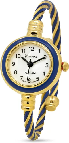 Vista 19 de Blekon Collections Reloj de Pulsera Tipo Brazalete para Mujer - Pantalla Analógica Redonda Números Árabes Caja de 23mm Reloj con Brazalete