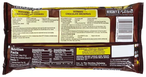 Vista 2 de Hershey's Chips de chocolate semidulce para hornear, 12 onzas, paquete de 2