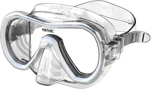 Vista 12 de SEAC Giglio, máscara de buceo y snorkel para adultos y buceadores más jóvenes