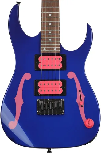 Ibanez Guitarra eléctrica Paul Gilbert Signature de 6 cuerdas, color azul joya
