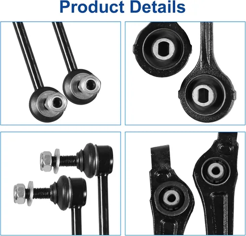 Vista 6 de BoardRoad Kit de suspensión de brazo de control delantero inferior de 12 piezas, rótula para Toyota Corolla 2003, 2004, 2005, 2006, 2007, 2008