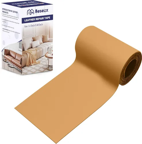 Vista 39 de Kit de cinta para reparación de cuero, parche autoadhesivo para muebles, sofá, asientos de automóvil, silla de oficina, kit de reparación de vinilo