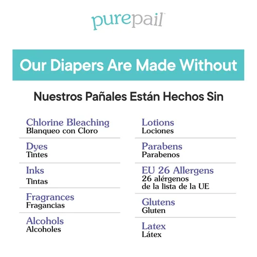 Vista 3 de Pañales desechables, tamaño 6, 108 unidades, sin perfume, sin químicos, absorben la humedad, minimizan las fugas, elásticos para ajustar