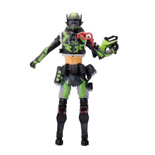 Vista 2 de Electronic Arts Apex Legends - Figura de acción de octanaje coleccionable de 6 pulgadas Rare: Hit and Run Skin