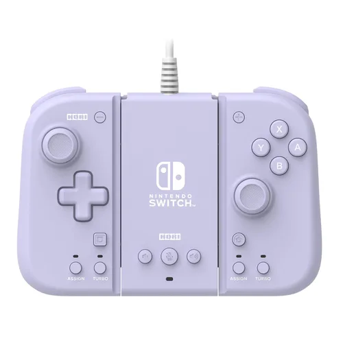 Vista 2 de HORI Split Pad Compact Attachment Set (Lavender) for Nintendo Switch - Officially Licensed By Nintendo