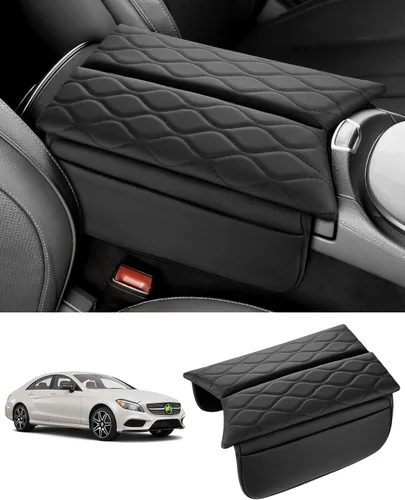 Karltys Funda de Consola Central para Mercedes Benz Clase E W213 2017-2023 / CLS 450 2019-2023 Accesorios, Protector de Consola de Reposabrazos