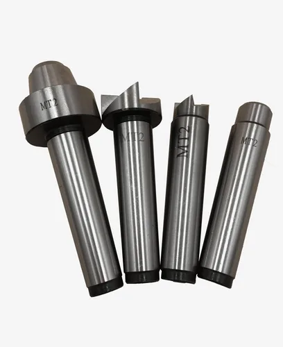 Vista 6 de MT2 Live Center Torno de madera Drive Spur Cup 4pcs Set con 2 unids puntas de repuesto extra con caja de madera de buena calidad