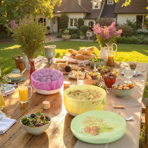 Vista 6 de HANSGO 120 fundas reutilizables para tazones, envolturas elásticas de plástico para almacenamiento de alimentos para cocina, hornear, picnics y uso