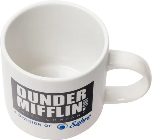 Vista 6 de Silver Buffalo The Office Icons and Logo - Paquete de 2 tazas de cerámica, 13 onzas