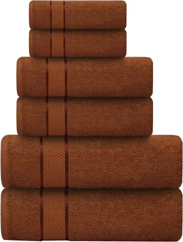 Vista 12 de Toallas de baño de lujo, 100% algodón, ultra suaves, de felpa, gruesas, esponjosas, altamente absorbentes, de secado rápido, para el hogar