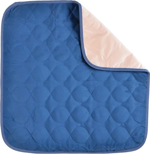 Vista 5 de NOVA Almohadilla inferior impermeable reutilizable con 4 asas de correa de posicionamiento, capa superior suave 100% algodón, capa superior lavable