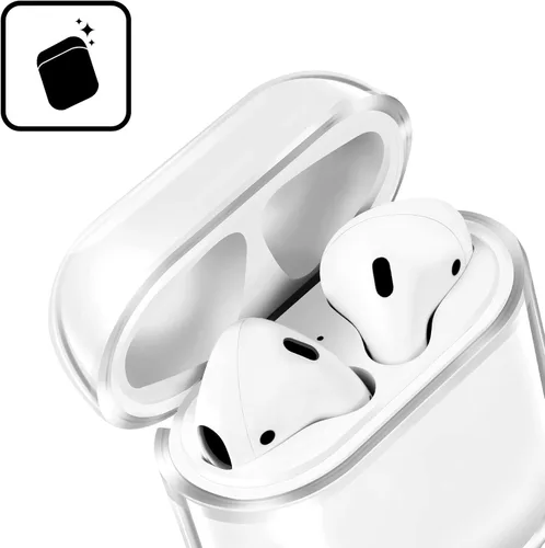 Vista 4 de Head Case Designs Funda de cristal duro transparente con licencia oficial de Batman DC Comics Hush Logos compatible con Apple AirPods Pro Funda
