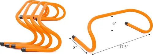 Vista 2 de Pack de 5 vallas de entrenamiento, de 6 pulgadas, de Trademark Innovations