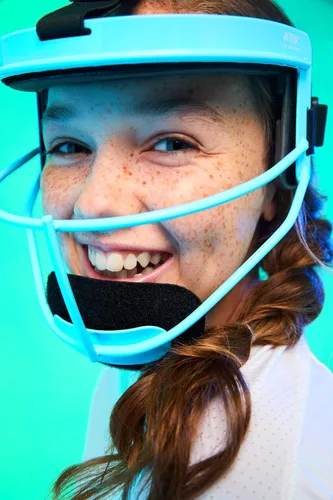 Vista 3 de RIP-IT Máscara facial de sóftbol de defensa original Máscara protectora ligera de campo de sóftbol