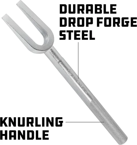 Vista 3 de Powerbuilt 648468 Barra de acoplamiento y separador de rótula, plata, 15/16 pulgadas.