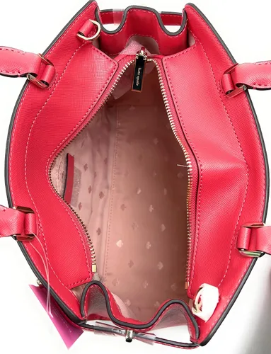 Vista 6 de Kate Spade New York Staci - Bolso de cuero Saffiano mediano sandía Sandía