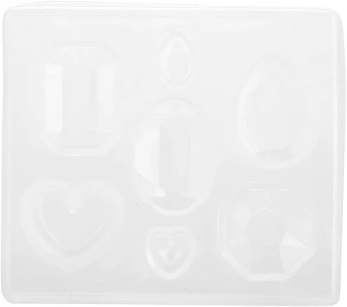 Vista 8 de Fundición, silicona transparente facetada para joyería y fabricación de manualidades