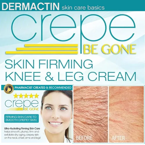 Vista 4 de Dermactin Crepe Be Gone Skin Reafirmante Crema para Rodillas y Piernas 4 oz.