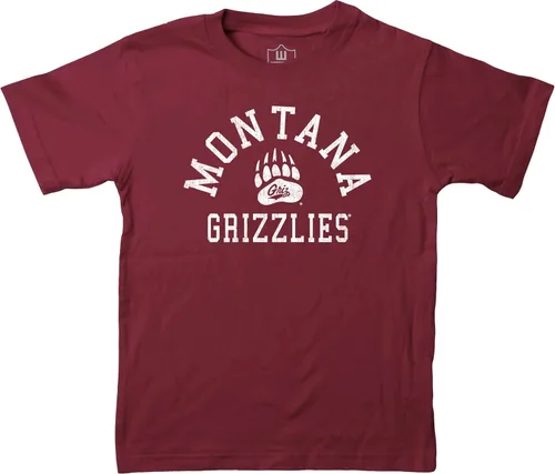 Vista 138 de Wes and Willy Camiseta de algodón orgánico de manga corta para niños de la NCAA
