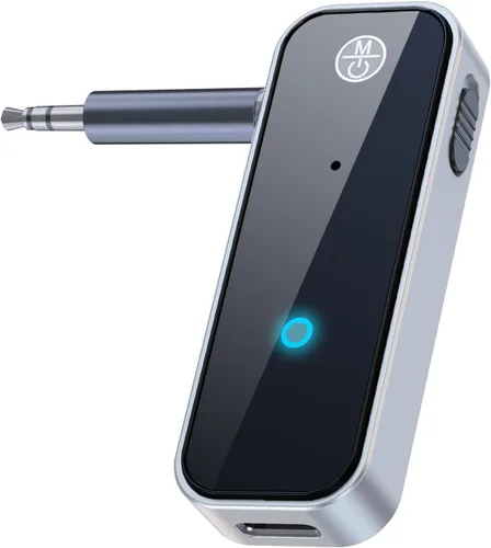 KAIY Receptor transmisor Bluetooth 5.3, transmisor Bluetooth para TV/auriculares/avión, adaptador inalámbrico auxiliar para coche, receptor de audio