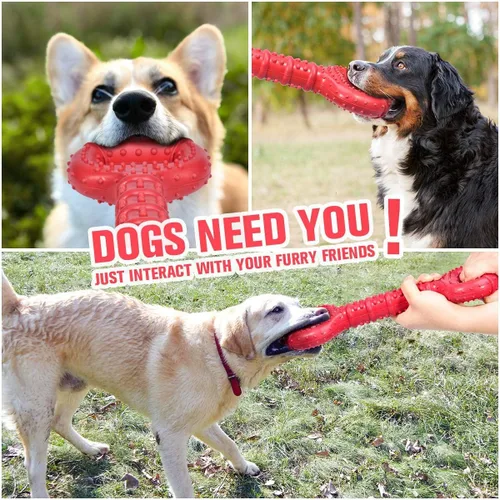 Vista 7 de Feeko Juguetes para Perros para Masticadores Agresivos de Raza Grande, Juguetes para Perros de 15 Pulgadas Interactivos de Larga Duración con Diseño