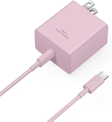 Vista 11 de Cargador súper rápido USB C de 45 W, bloque de carga rápida tipo C con cable tipo C a C de 6 pies para Galaxy S25 Ultra/S25/S24/S23/S22/S21/S20/Note