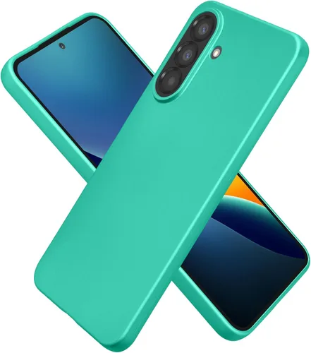 Vista 47 de kwmobile Funda compatible con Samsung Galaxy A12 - Funda protectora de silicona TPU suave y delgada - Verde oscuro mate