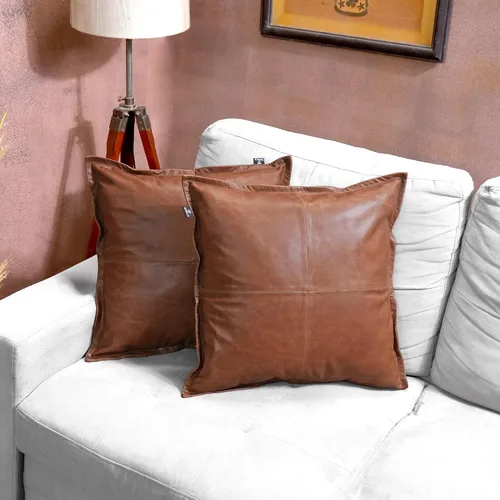 Vista 4 de Funda de almohada de piel de cordero – Funda de cojín para sofá, fundas decorativas para sala de estar o dormitorio, 14 x 14 pulgadas, color beige