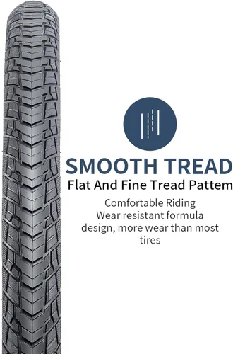 Vista 2 de YUNSCM 2 neumáticos de bicicleta 700C 700 x 32C/32-622 compatibles con neumáticos de bicicleta de carretera 700 x 30 C 700 x 32C 700 x 33C 700 x 34C