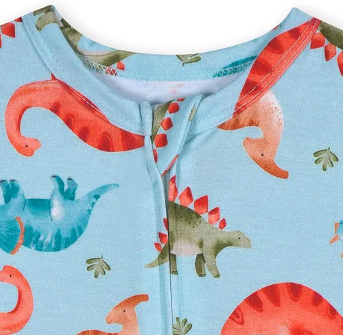 Vista 3 de Gerber Mameluco unisex de manga corta suave para bebé con viscosa fabricado con eucalipto