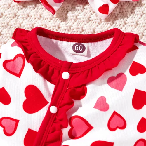 Vista 4 de Aalizzwell Mameluco para bebé niña, ropa de otoño e invierno con accesorios