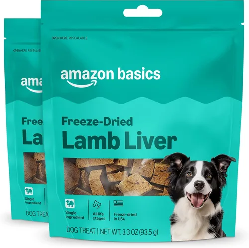 Vista 13 de Marca Amazon – Wag - Golosinas para perros liofilizadas de un solo ingrediente, hígado de res, alto en proteínas, golosinas para entrenamiento