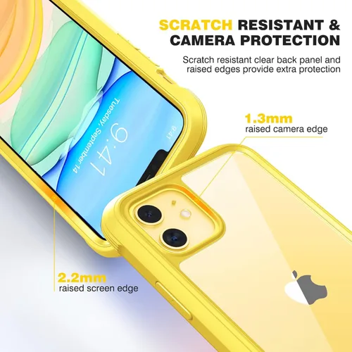 Vista 582 de DIACLARA - Funda transparente compatible con iPhone XR 6.1 pulgadas 2018