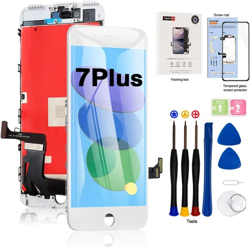 Vista 23 de EFAITHFIX Para iPhone 7 Plus Pantalla LCD Reemplazo Negro 5.5 Pulgadas Marco Asamblea LCD Pantalla LCD Digitalizador de Pantalla Táctil 3D con Kit