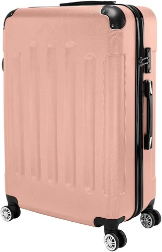 Vista 52 de Juego de equipaje de 3 piezas – Maletas con ruedas giratorias multidireccionales – Bolsa de viaje Maleta ABS con bloqueo TSA – Maletas de carcasa