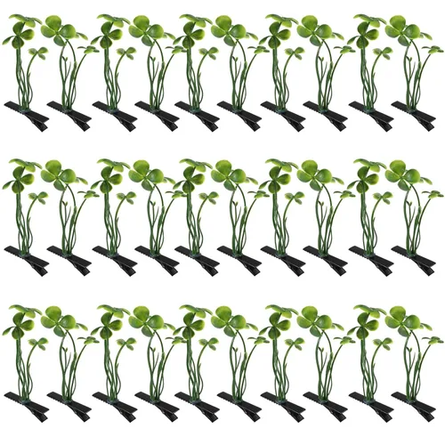 Vista 22 de 30 pinzas para el cabello de brotes de frijol, accesorios para el cabello para fiestas, irlandeses (cota)