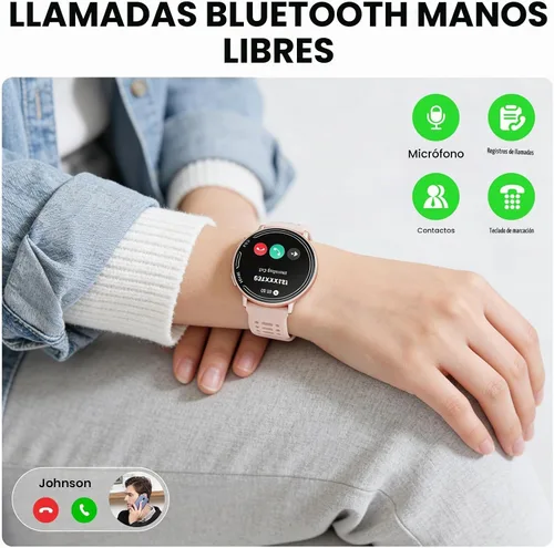 Vista 5 de Relojes inteligentes para hombres y mujeres GPS, reloj inteligente con pantalla AMOLED de 1.43 pulgadas, brújula de relojes inteligentes, compatible