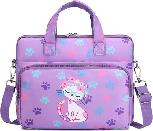 Vista 11 de Funda de transporte para tableta infantil Octsky - Bolsa protectora de 12.5 pulgadas con correa para el hombro, forro suave