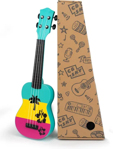 Vista 10 de Ukelele soprano de 53 cm para principiantes, estudiantes y niños (azul)
