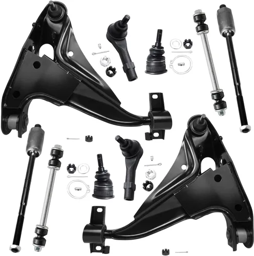 Vista 125 de Detroit Axle - Kit de suspensión delantera de 10 piezas para Ford Freestar Mercury Monterey 04-07, 2 brazos de control inferiores con rótula 4