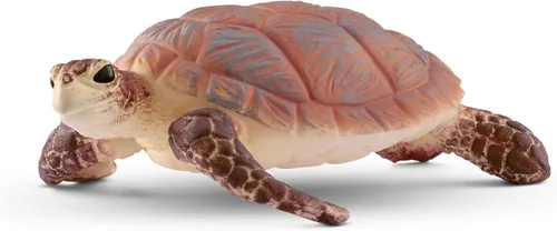 Schleich Wild Life - Figura de animales salvajes Hawskbill, tortuga marina